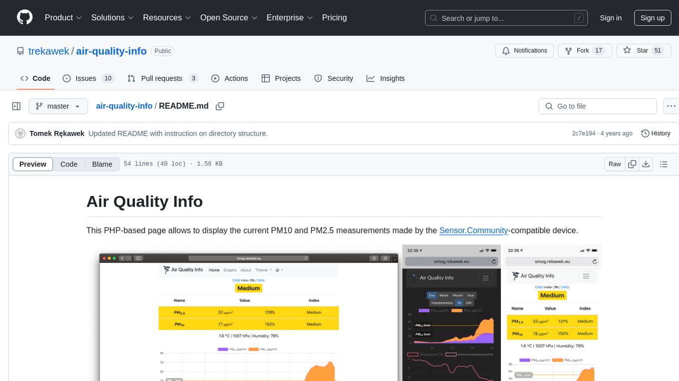 air-quality-info Screenshot