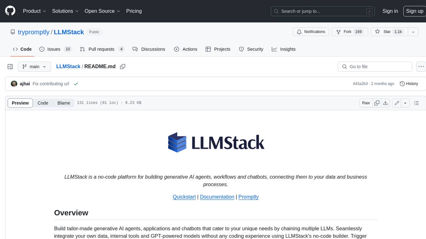 LLMStack Screenshot