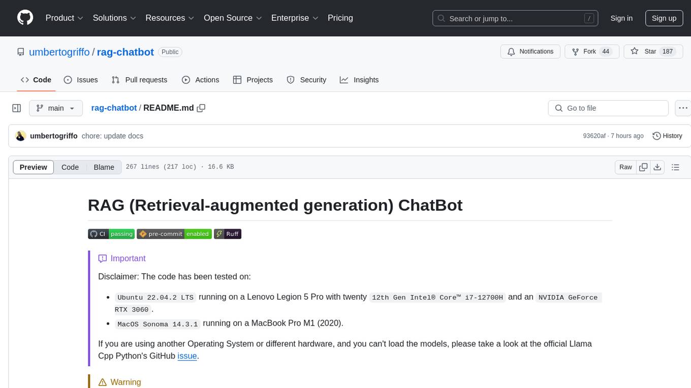 rag-chatbot Screenshot