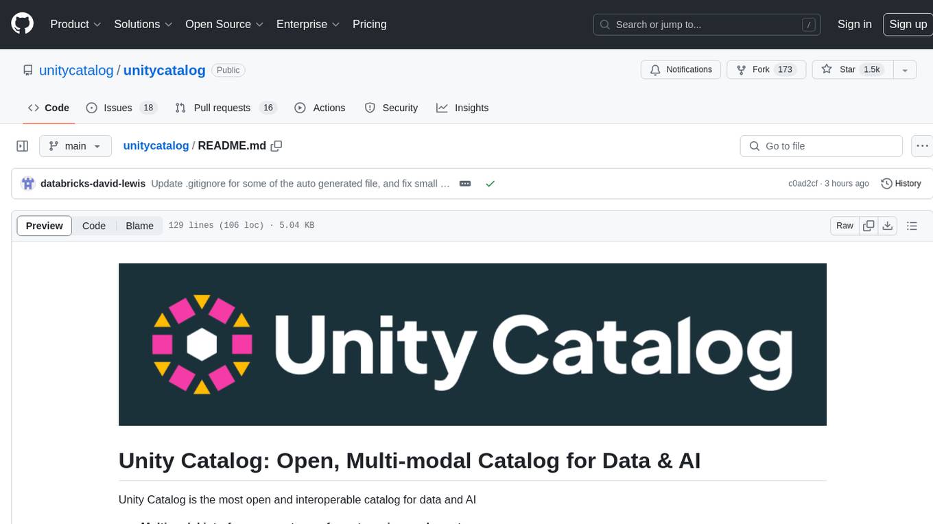 unitycatalog Screenshot