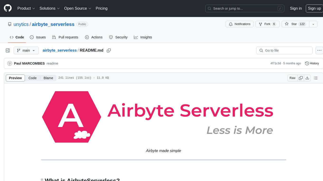 airbyte_serverless Screenshot