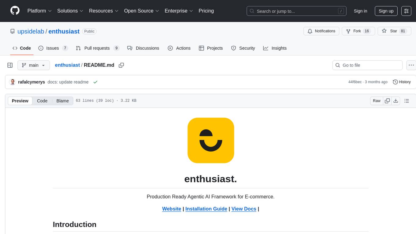enthusiast Screenshot