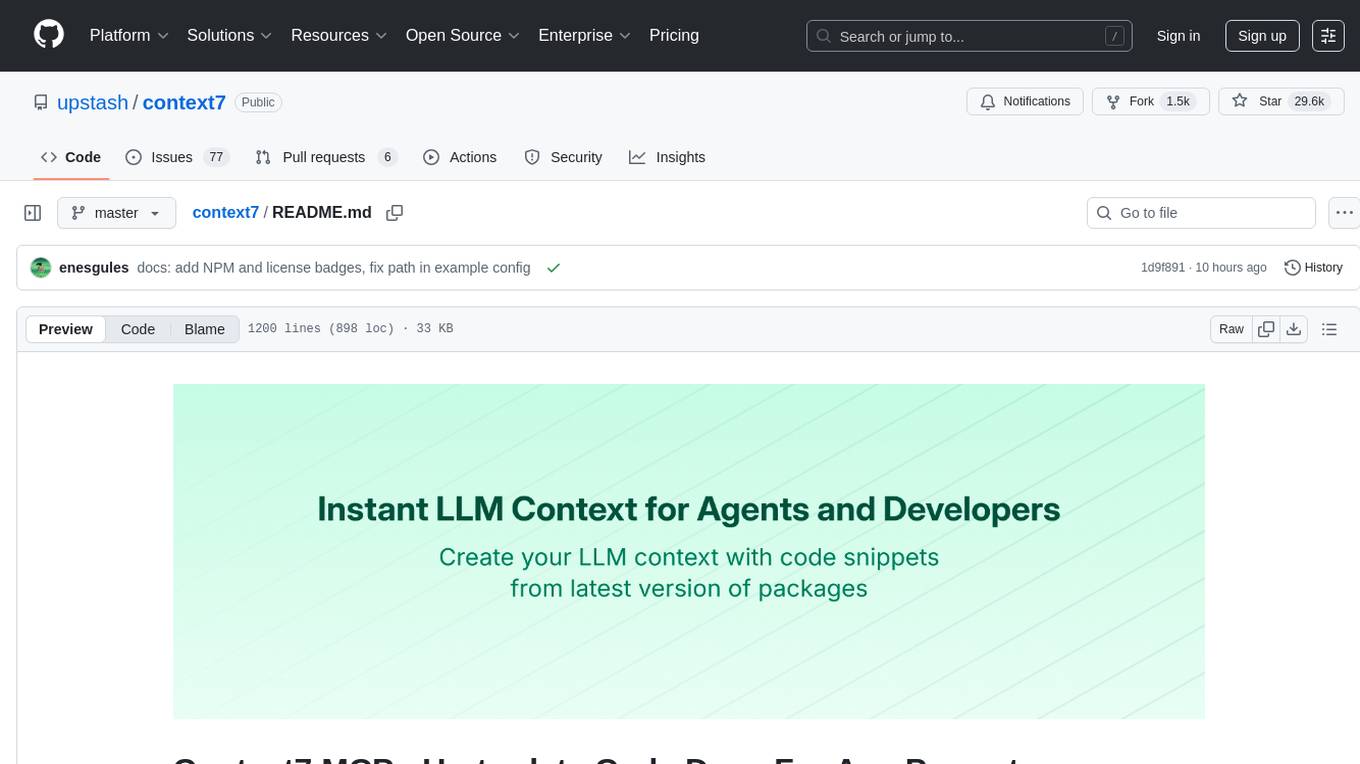 context7 Screenshot