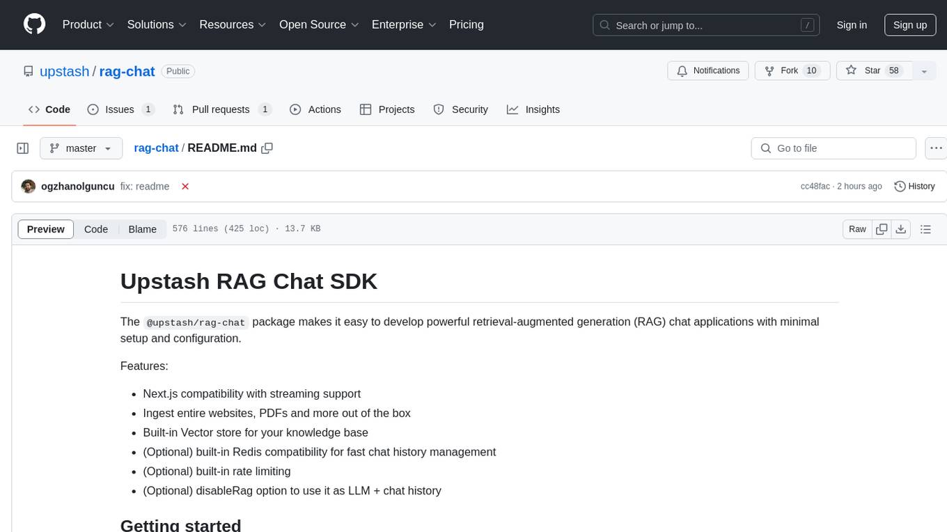 rag-chat Screenshot