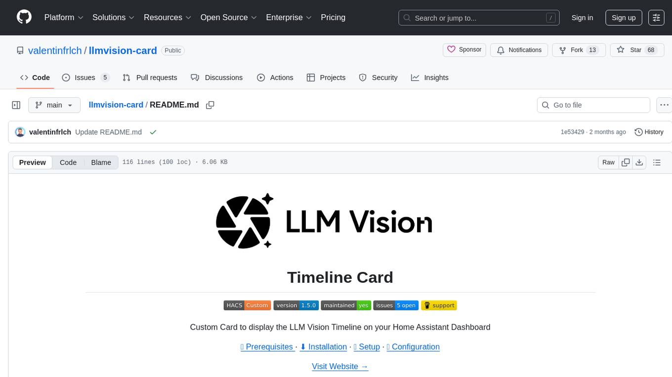 llmvision-card Screenshot