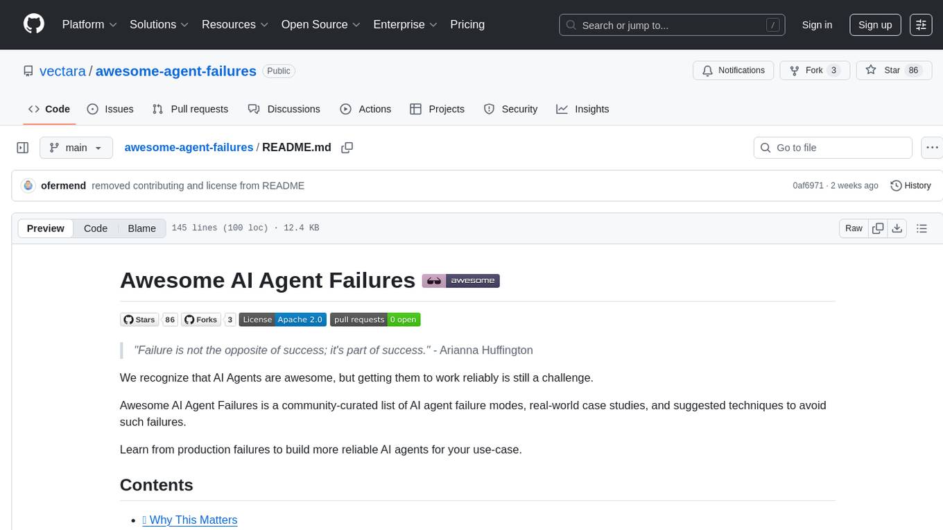 awesome-agent-failures Screenshot