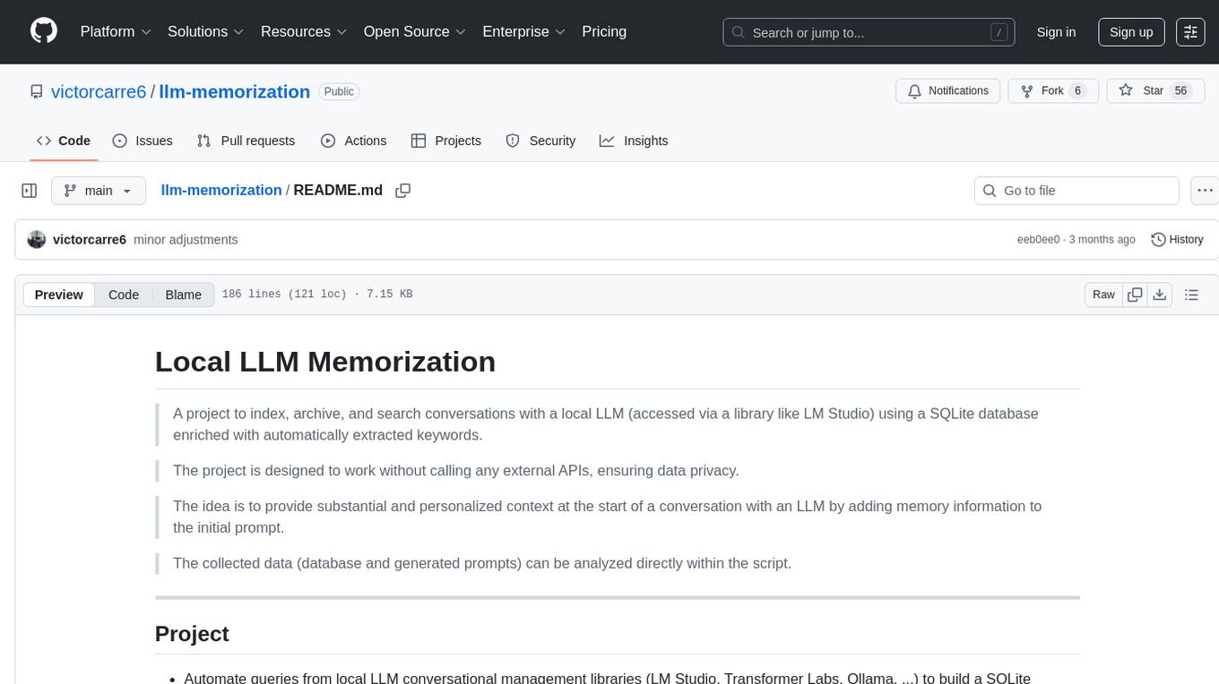 llm-memorization Screenshot