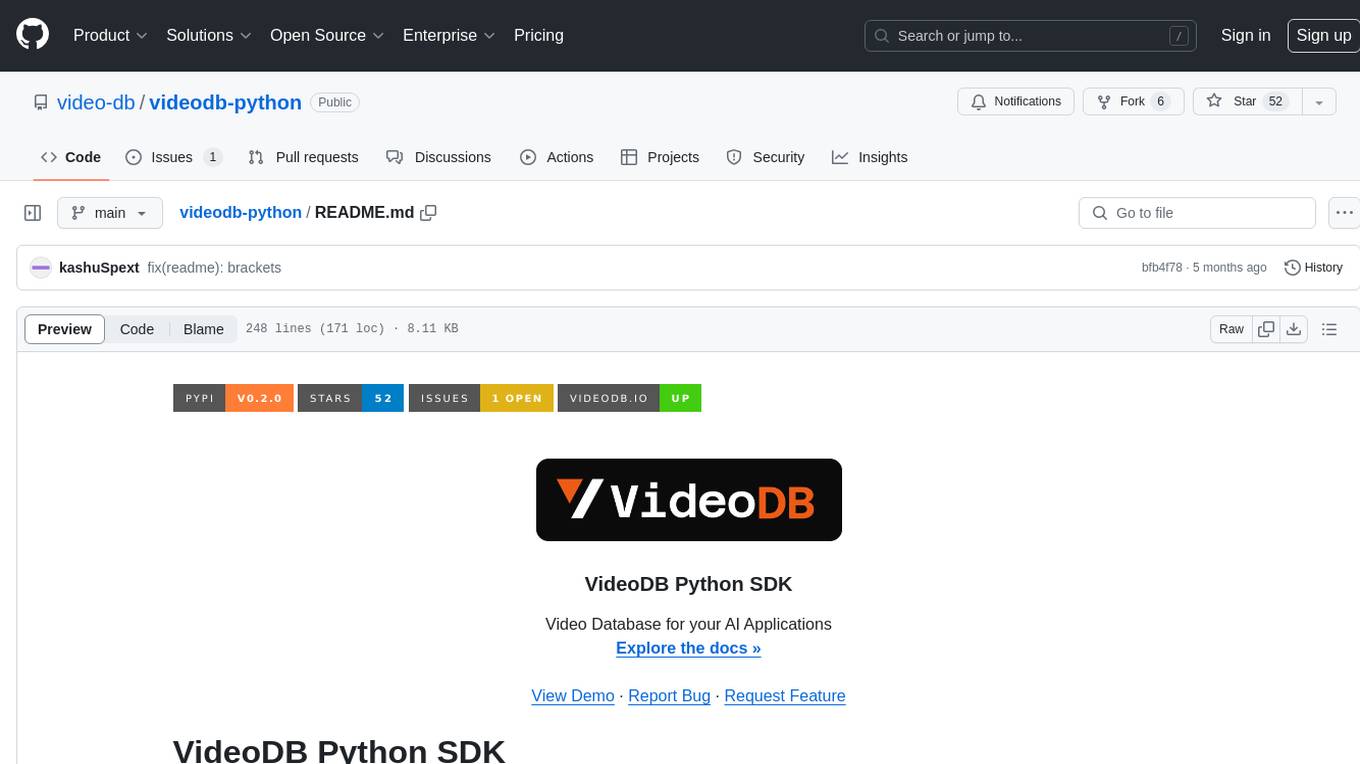 videodb-python Screenshot