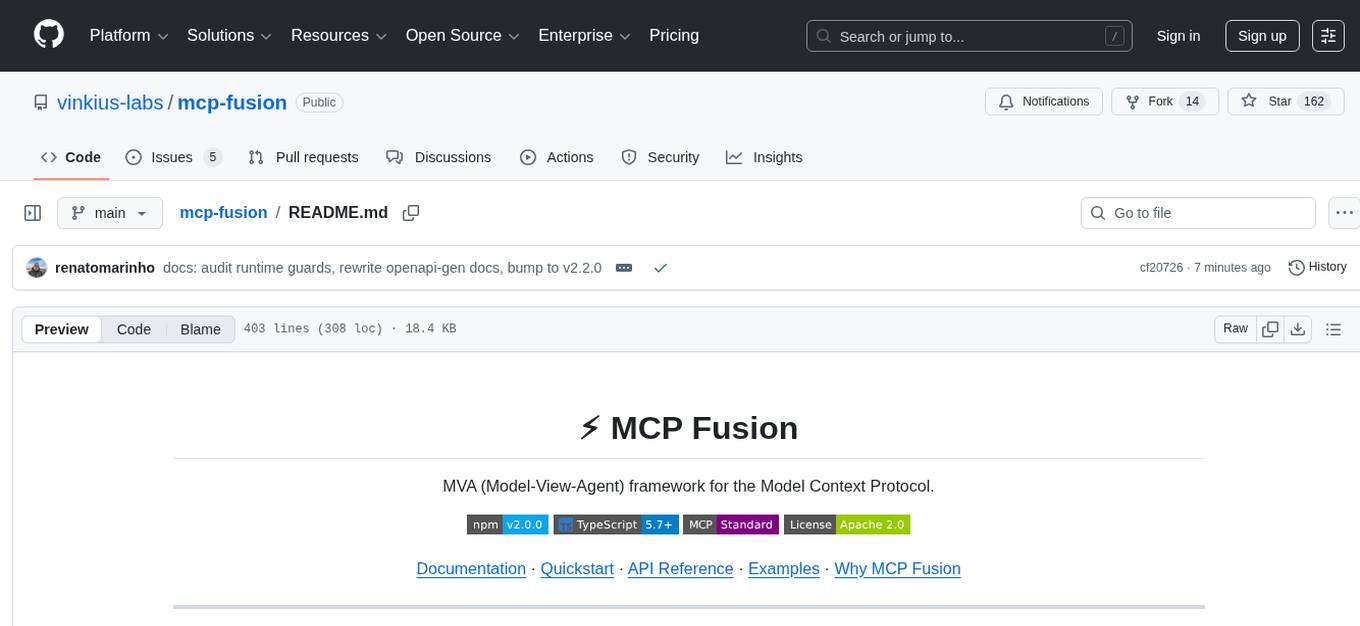 mcp-fusion Screenshot