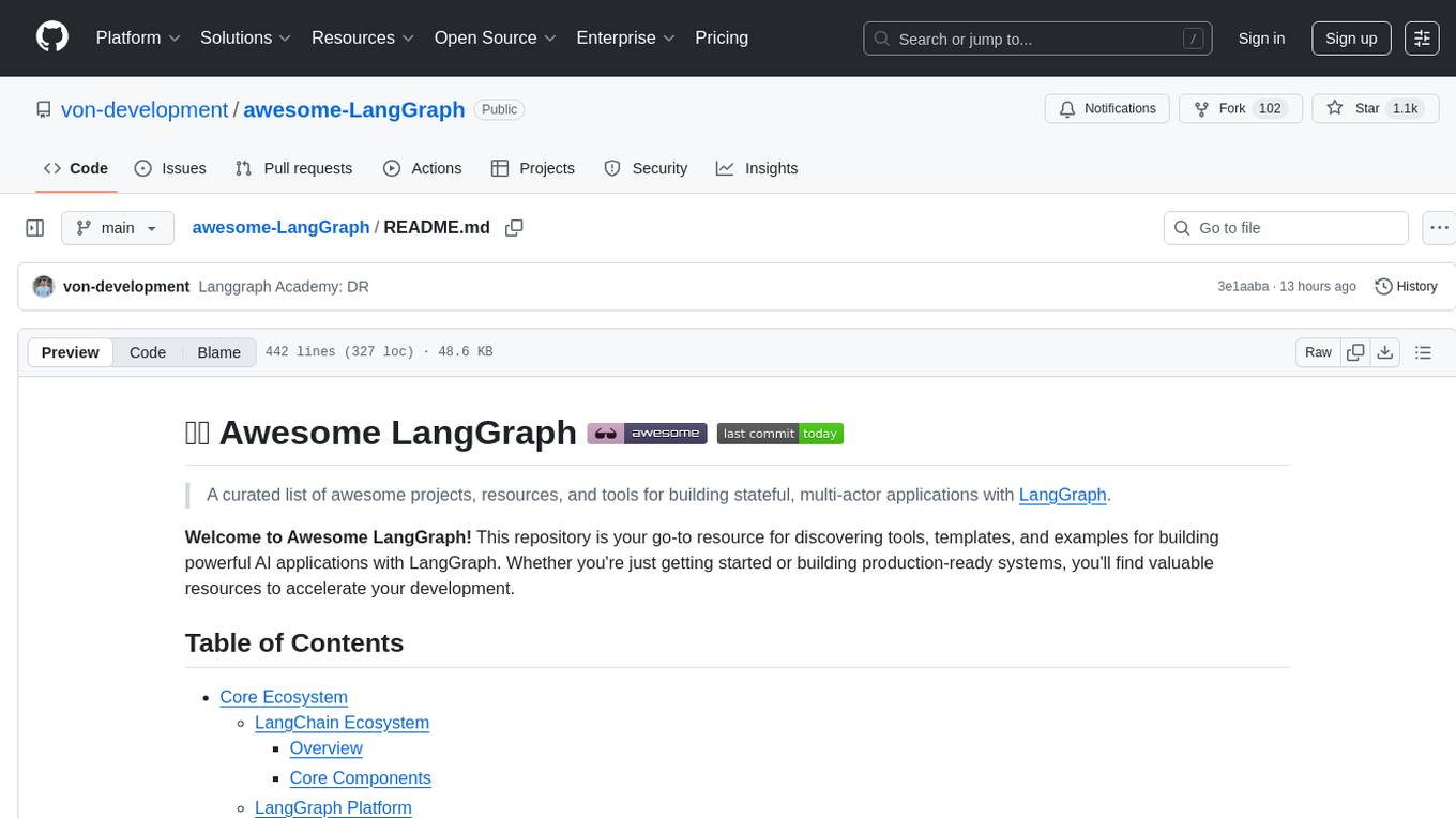 awesome-LangGraph Screenshot