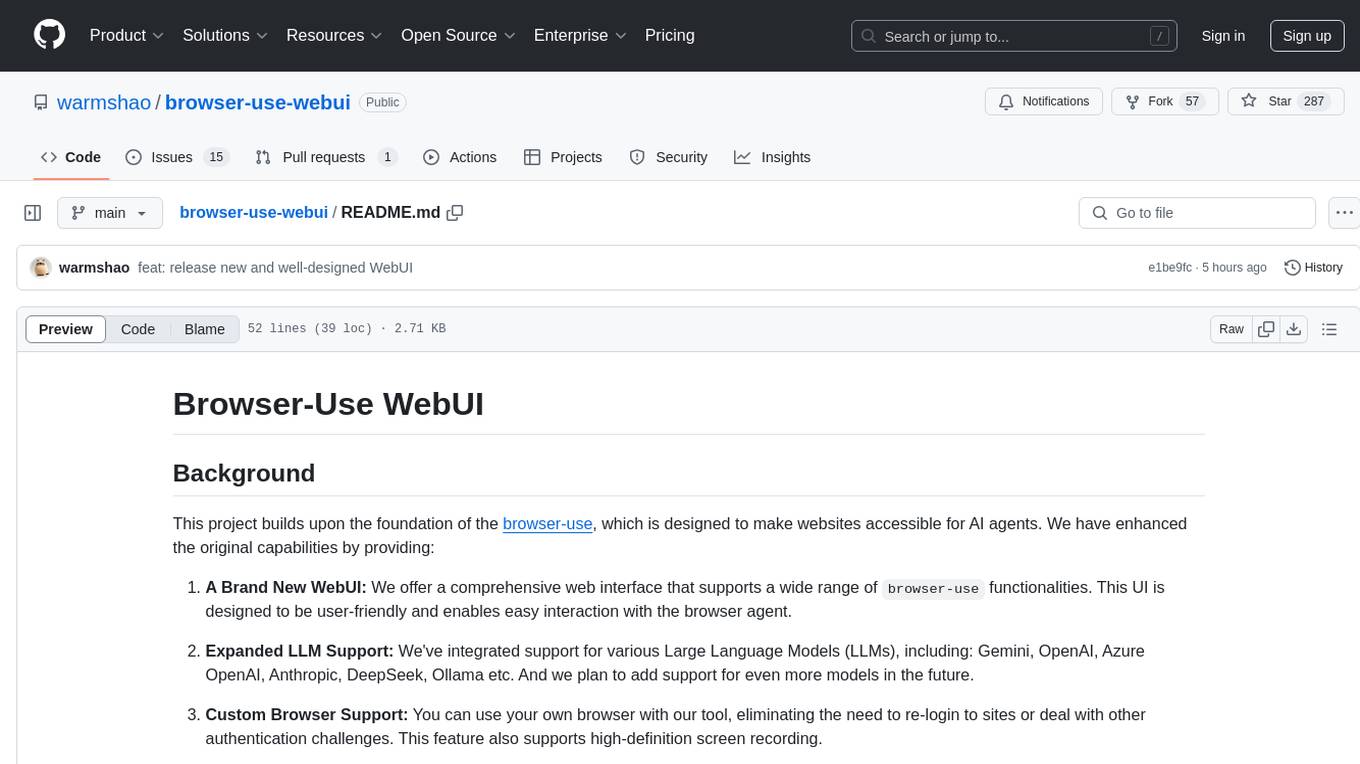 browser-use-webui Screenshot