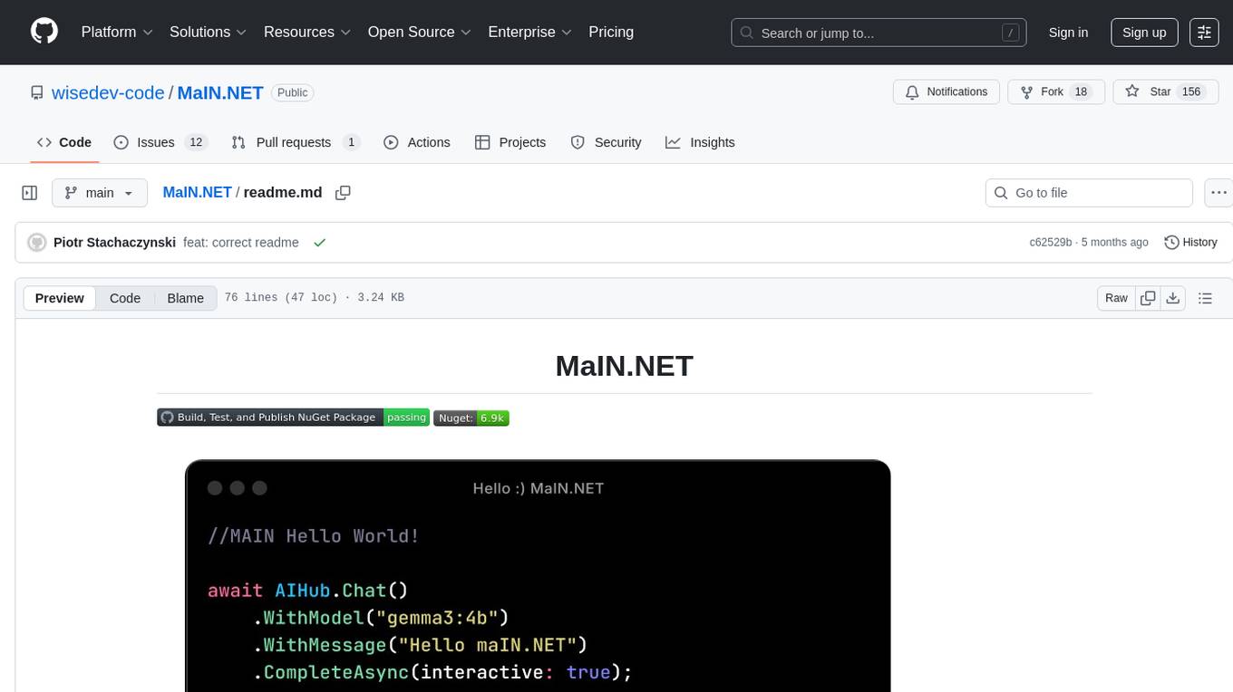 MaIN.NET Screenshot