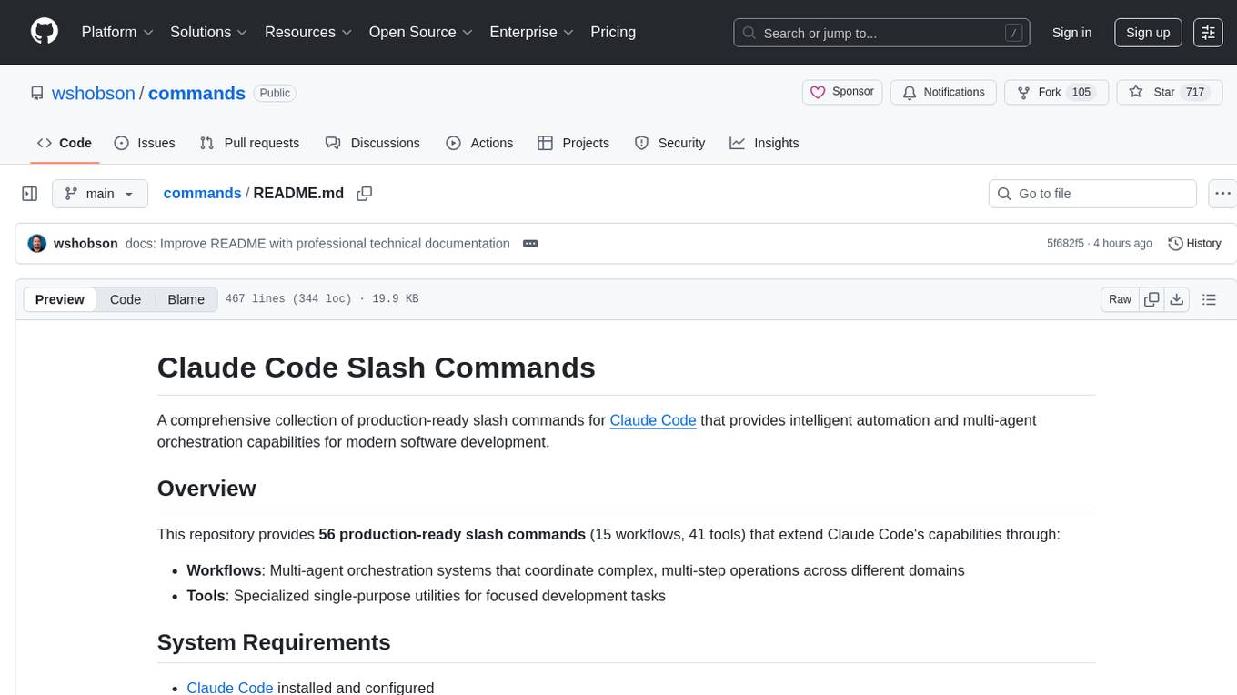commands Screenshot