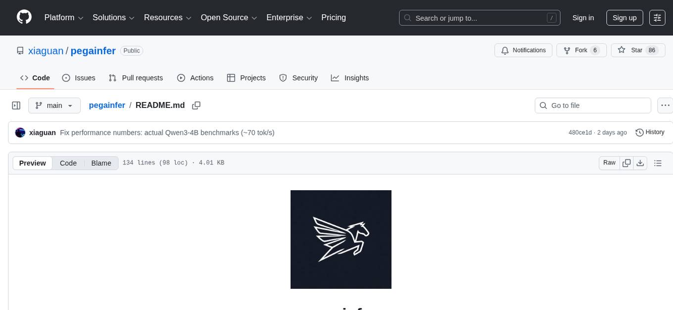 pegainfer Screenshot