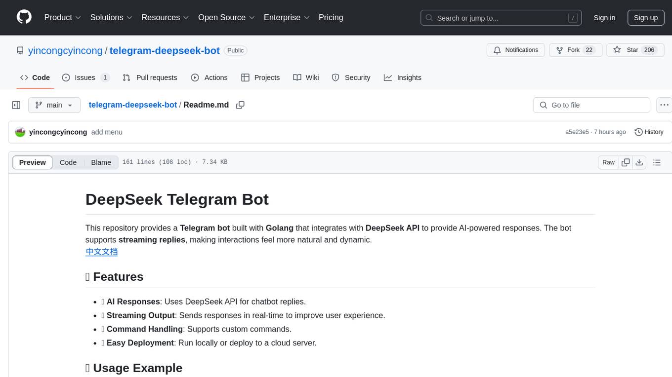 telegram-deepseek-bot Screenshot