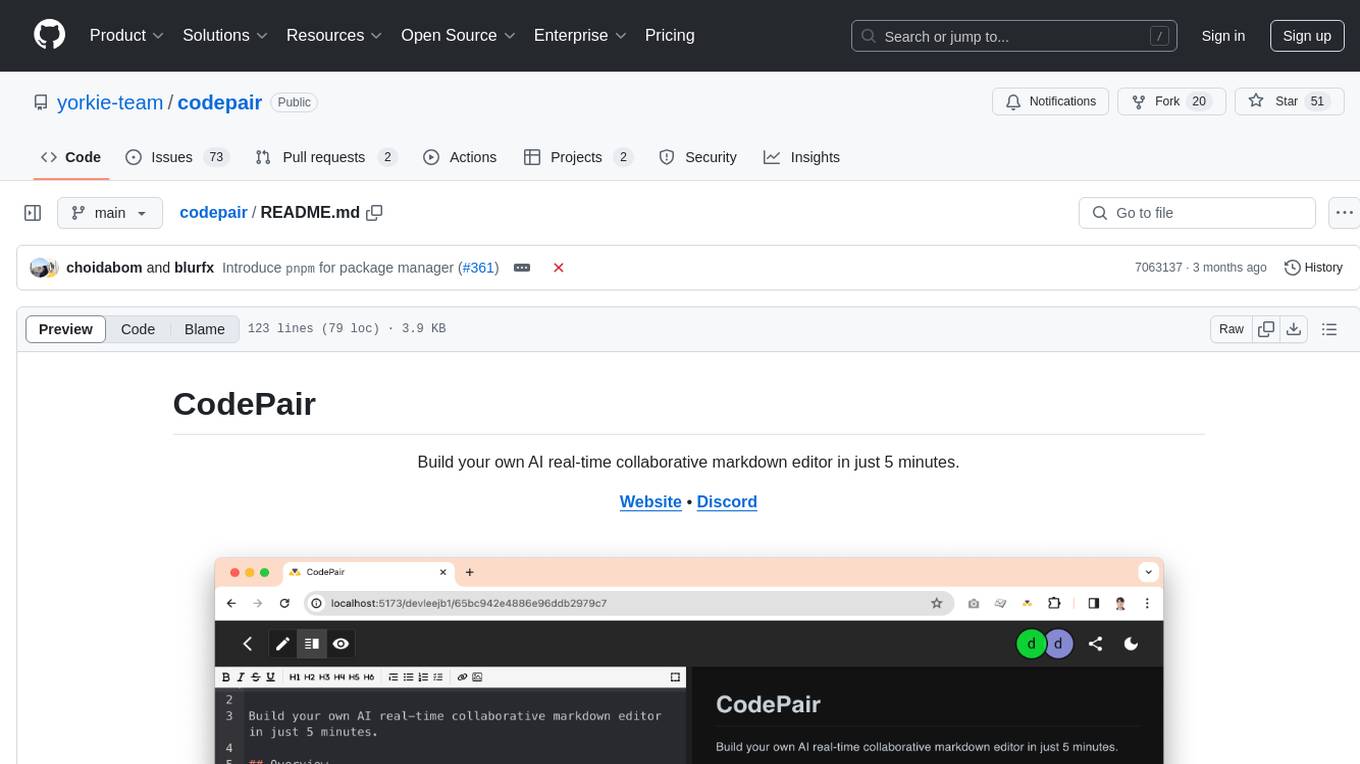 codepair Screenshot