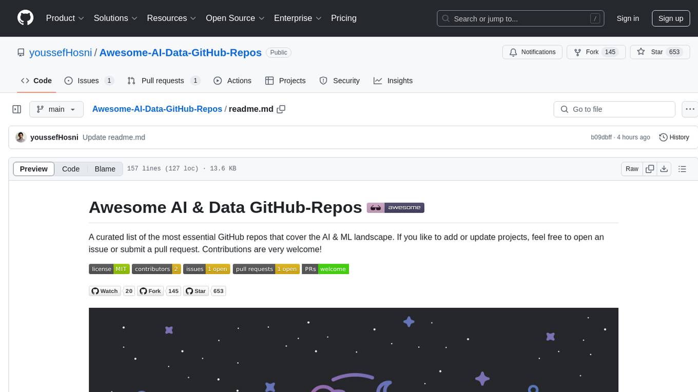 Awesome-AI-Data-GitHub-Repos Screenshot