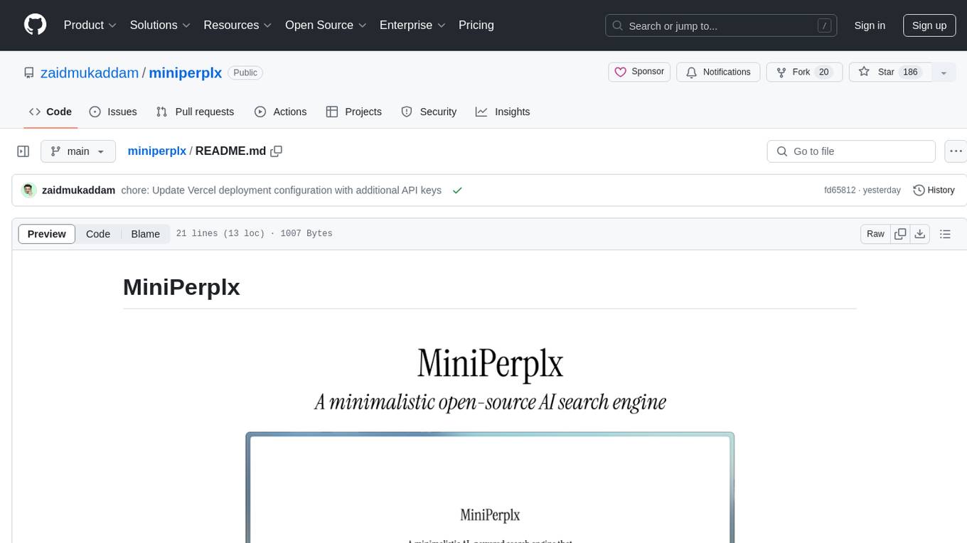 miniperplx Screenshot