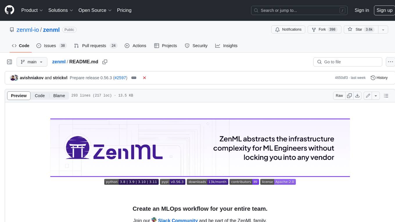 zenml Screenshot