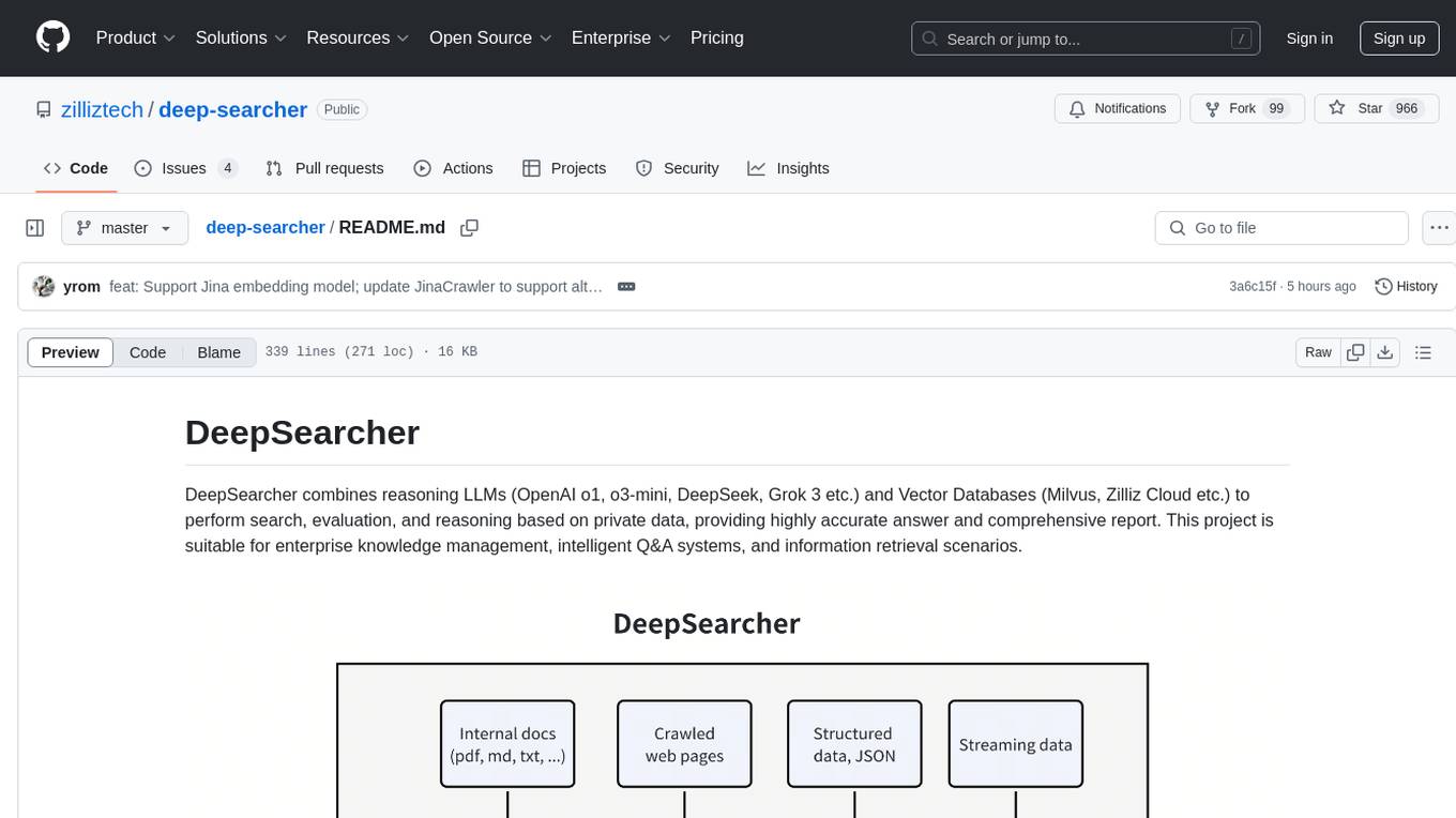 deep-searcher Screenshot