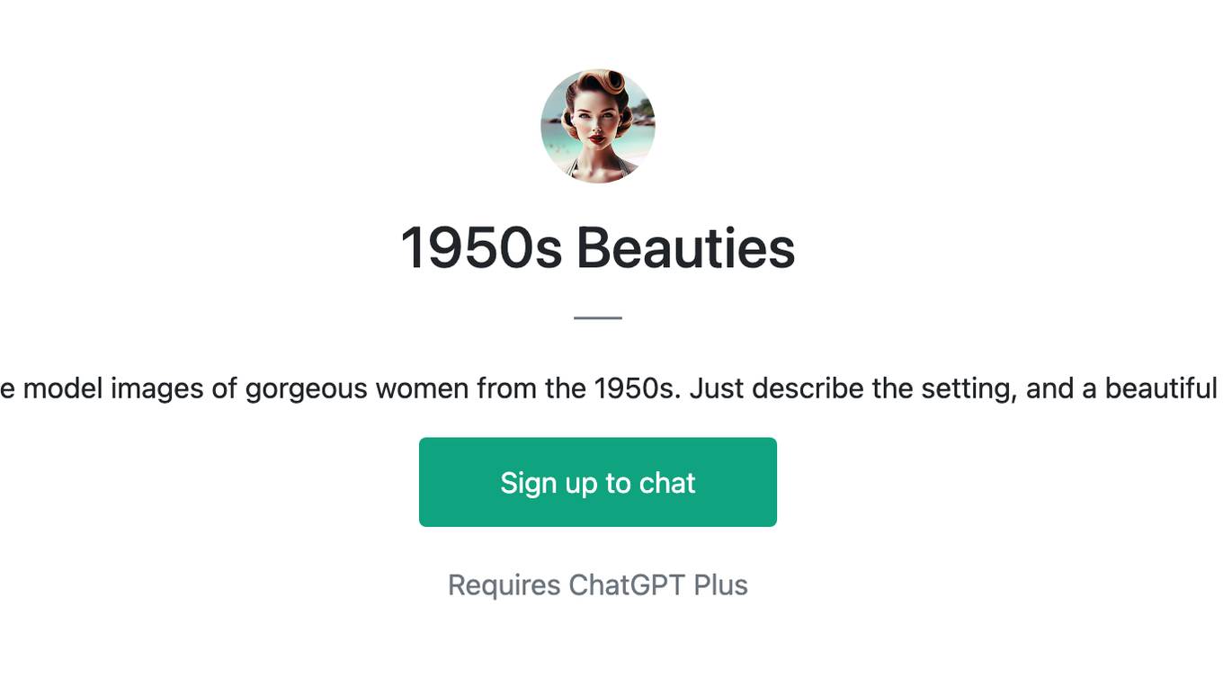 1950s Beauties Screenshot