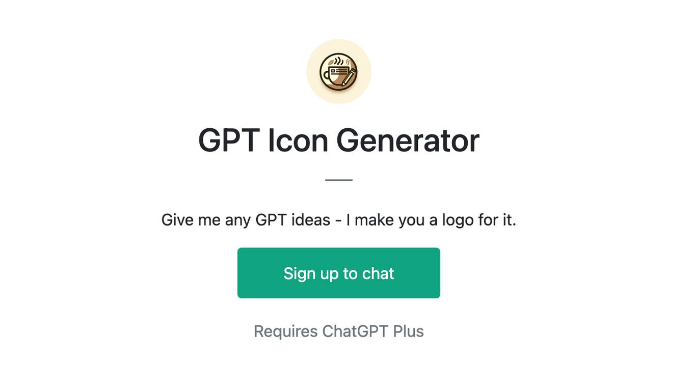 GPT Icon Generator Screenshot