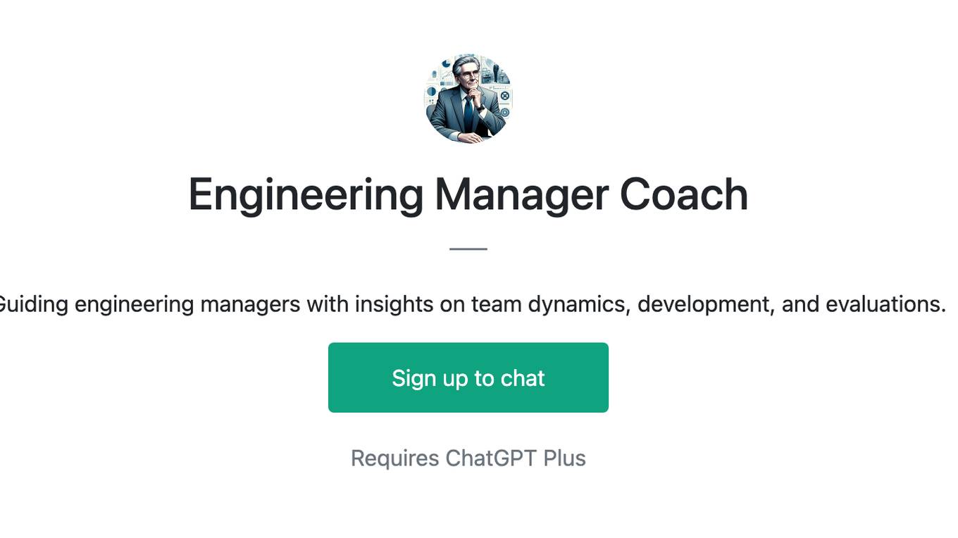 Engineering Manager Coach Screenshot