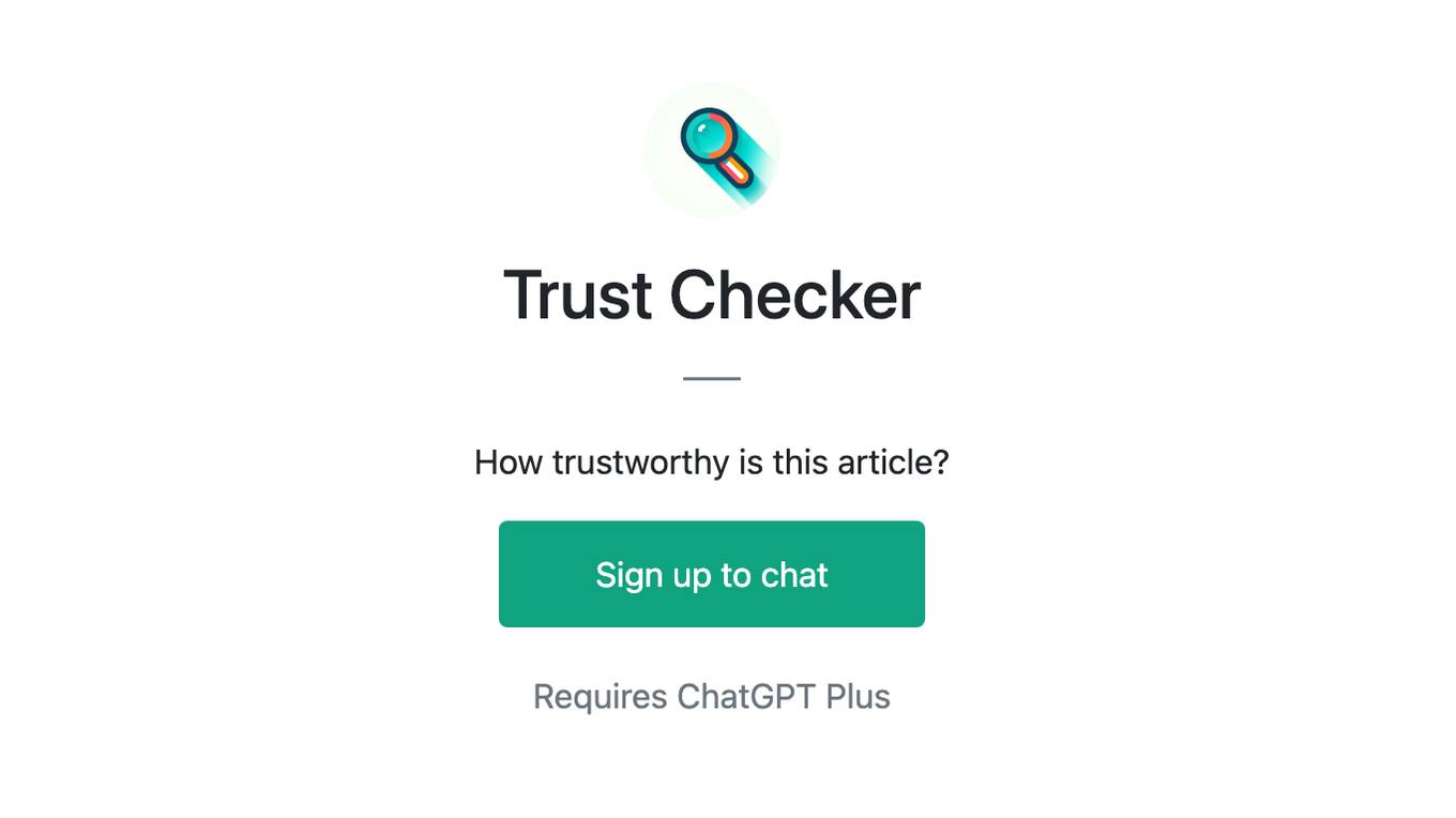 Trust Checker Screenshot