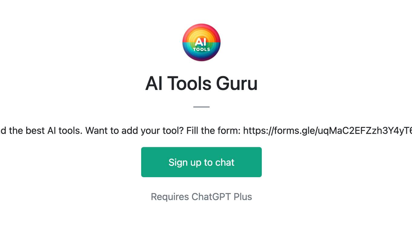 AI Tools Guru Screenshot