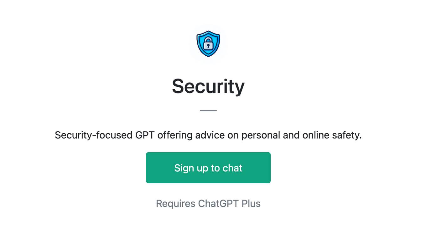 Security Screenshot