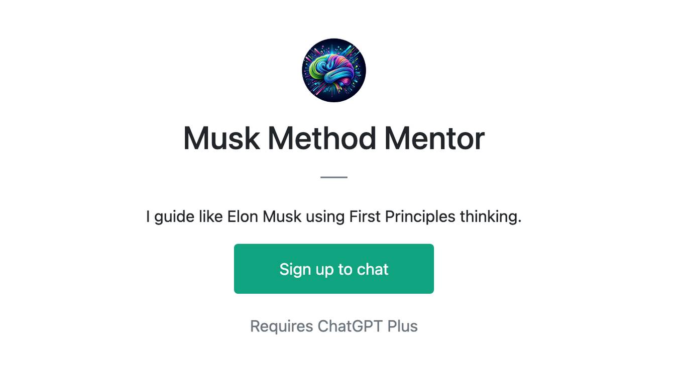 Musk Method Mentor Screenshot