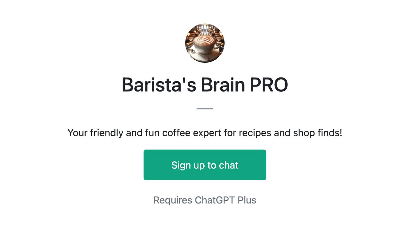 Barista's Brain PRO Screenshot