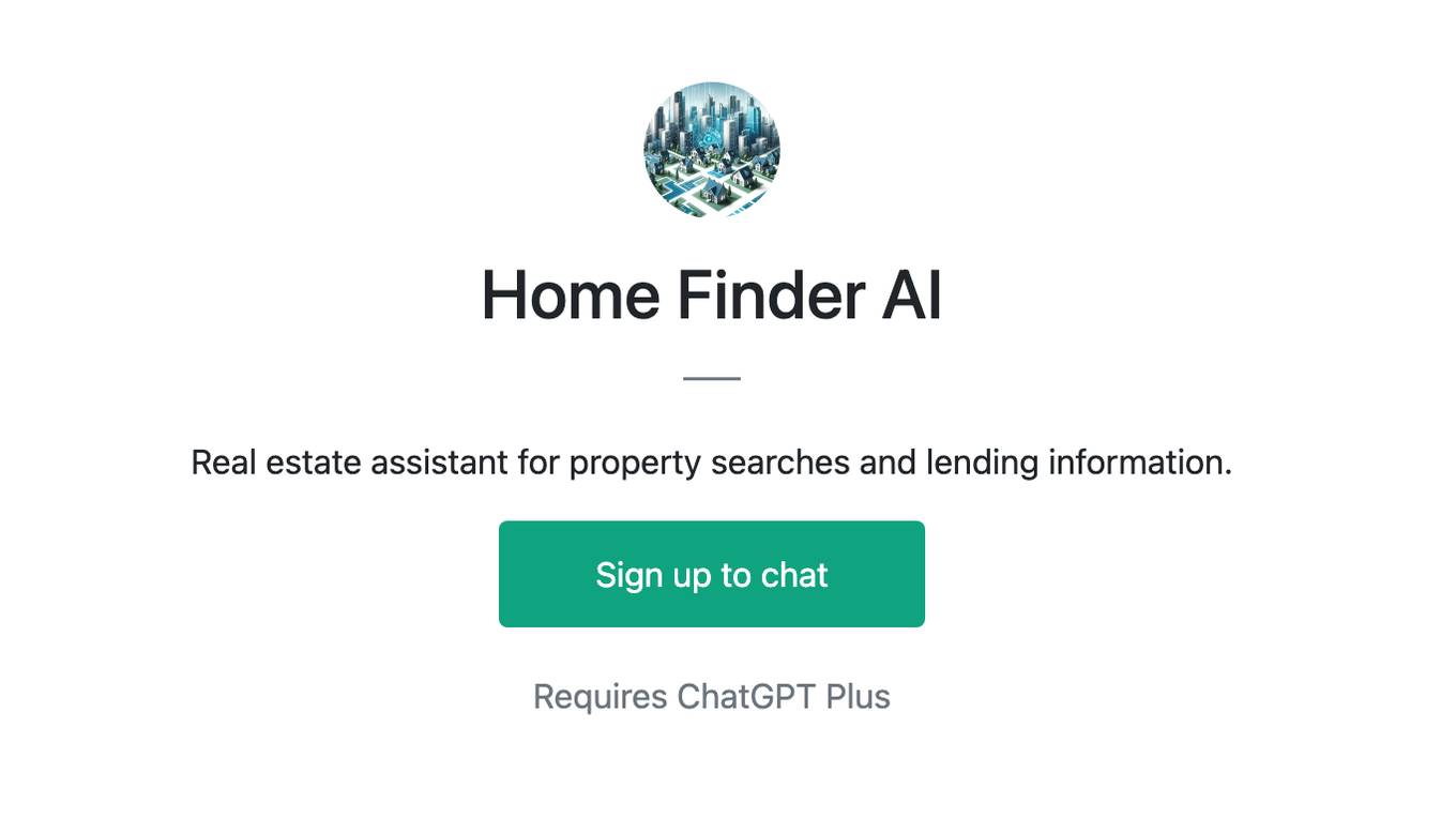 Home Finder AI Screenshot