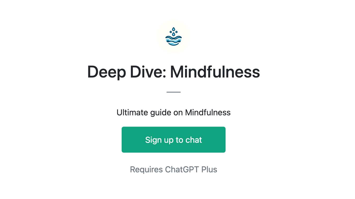 Deep Dive: Mindfulness Screenshot