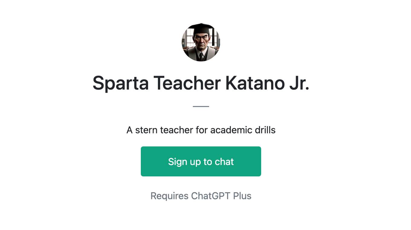 Sparta Teacher Katano Jr. Screenshot