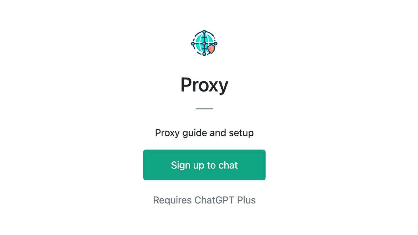 Proxy Screenshot