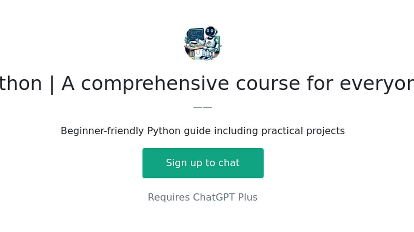 Python | A comprehensive course for everyone Screenshot