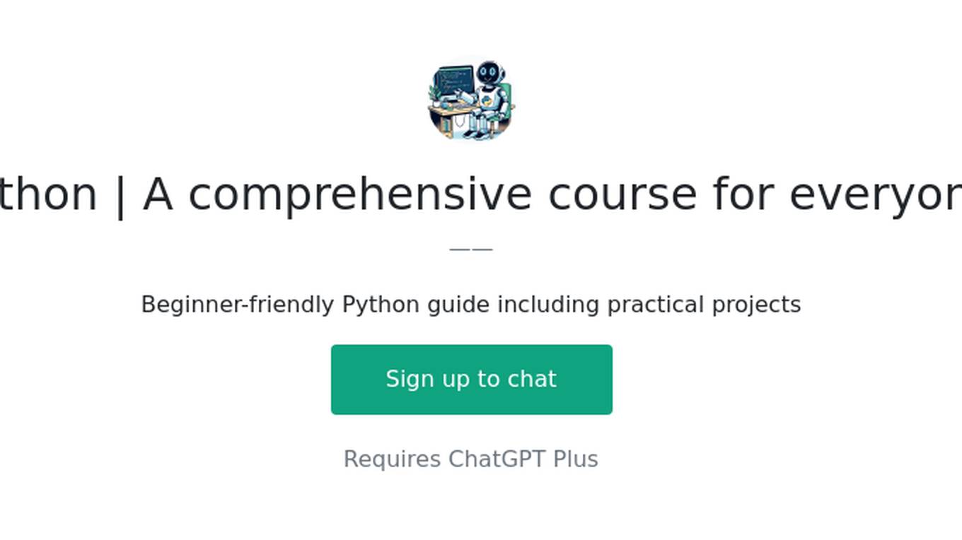 Python |  A comprehensive course for everyone Screenshot