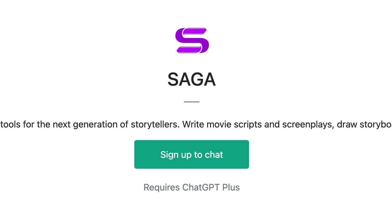 SAGA Screenshot