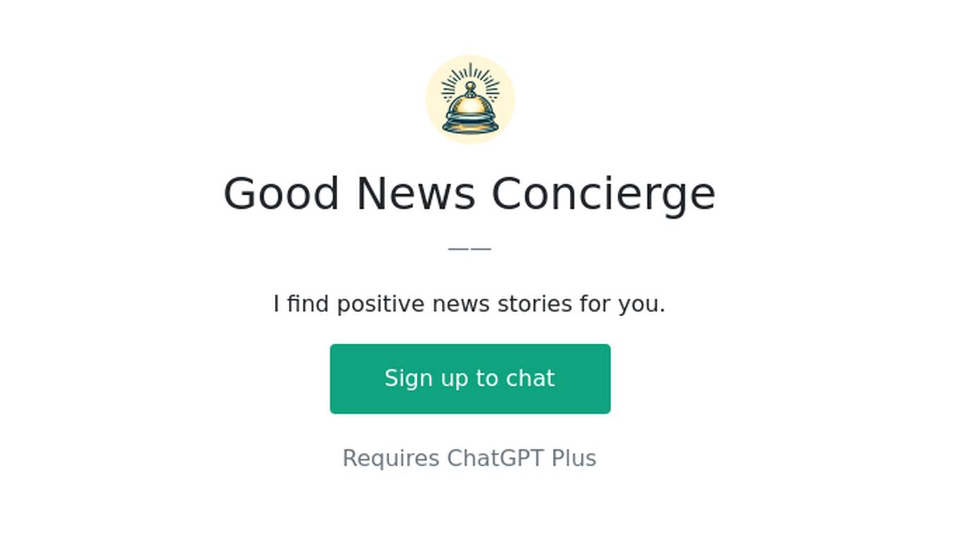 Good News Concierge Screenshot