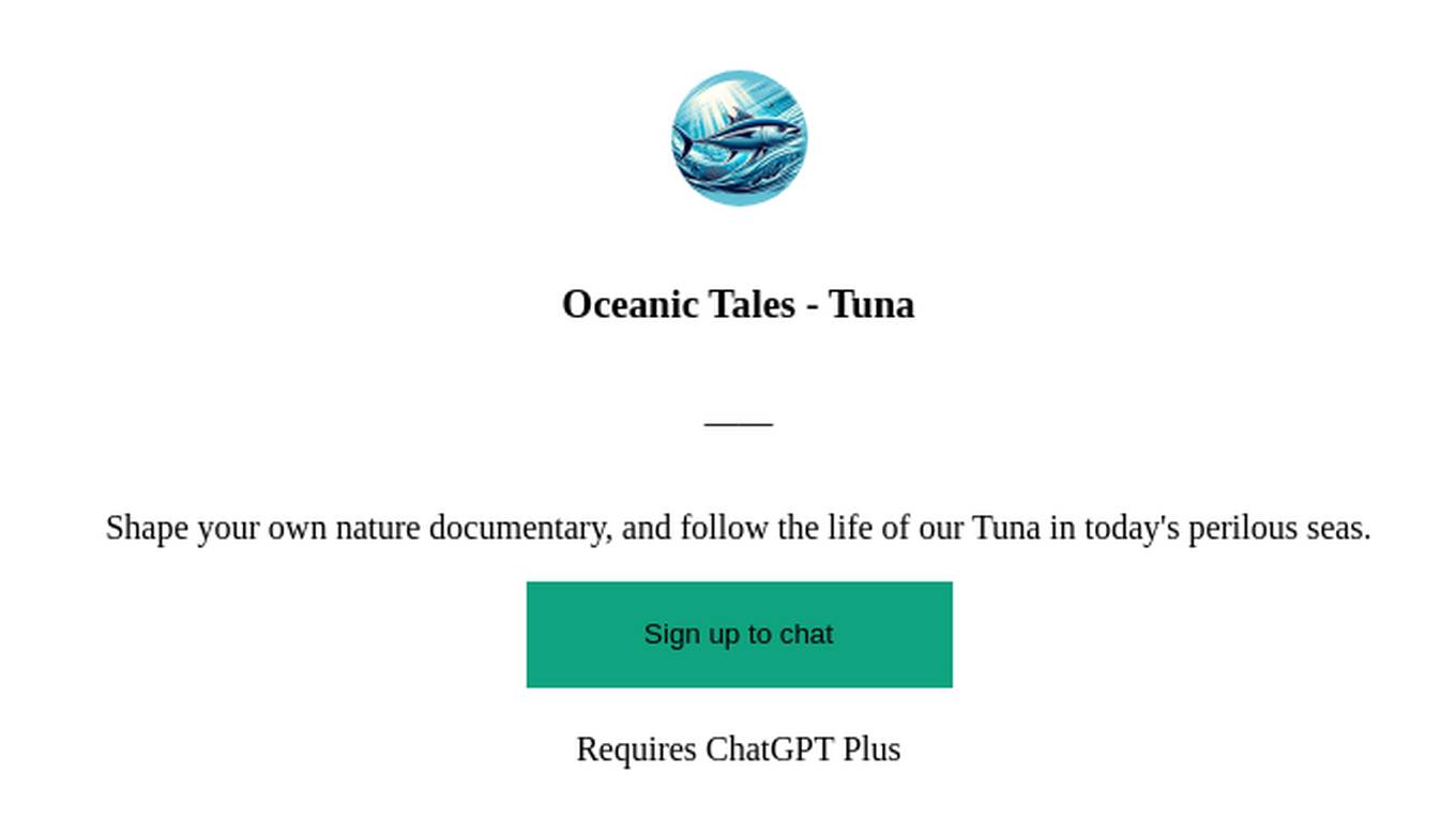 Oceanic Tales - Tuna Screenshot