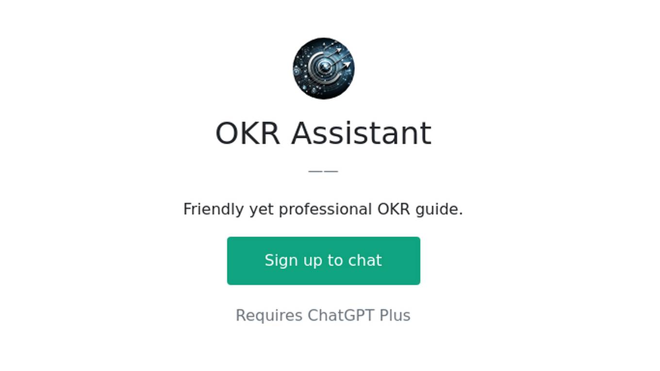 OKR Assistant Screenshot