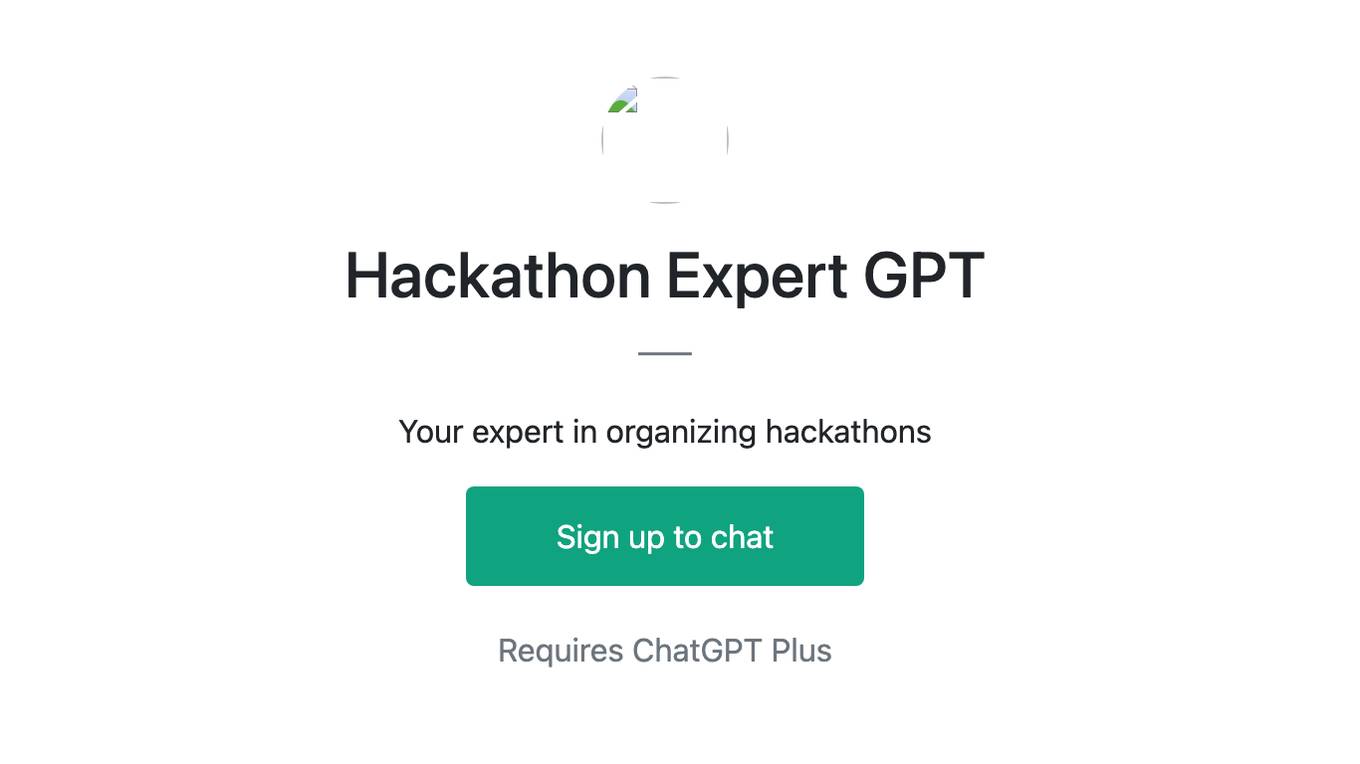 Hackathon Expert GPT Screenshot