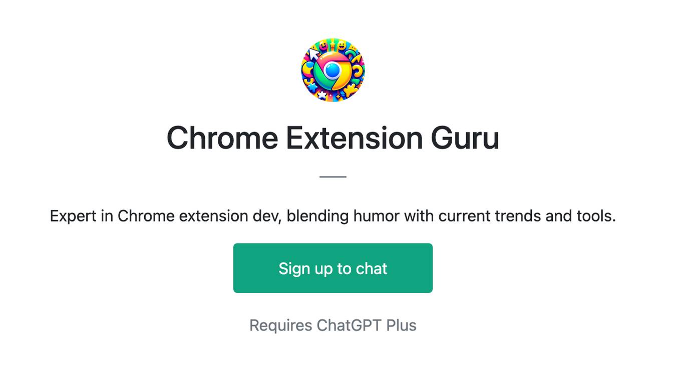 Chrome Extension Guru Screenshot