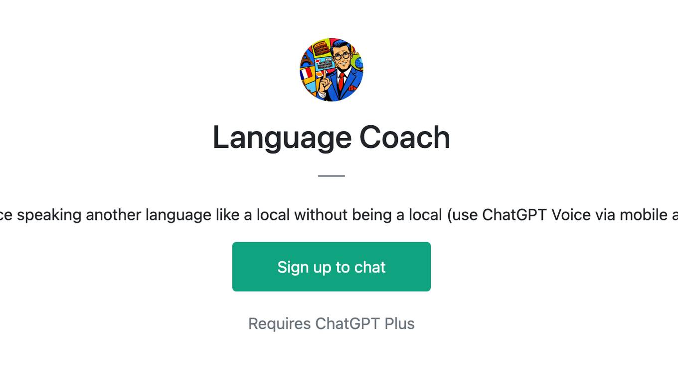 Language Coach Screenshot