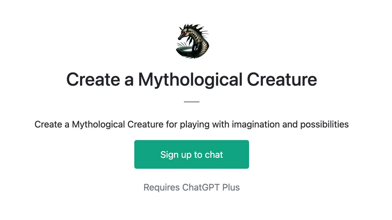 Create a Mythological Creature Screenshot