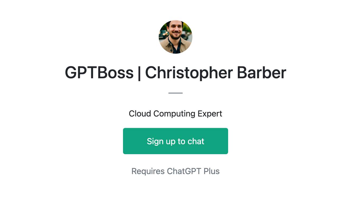 GPTBoss | Christopher Barber Screenshot