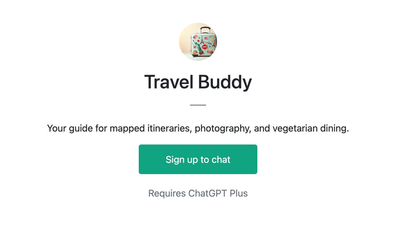 Travel Buddy Screenshot