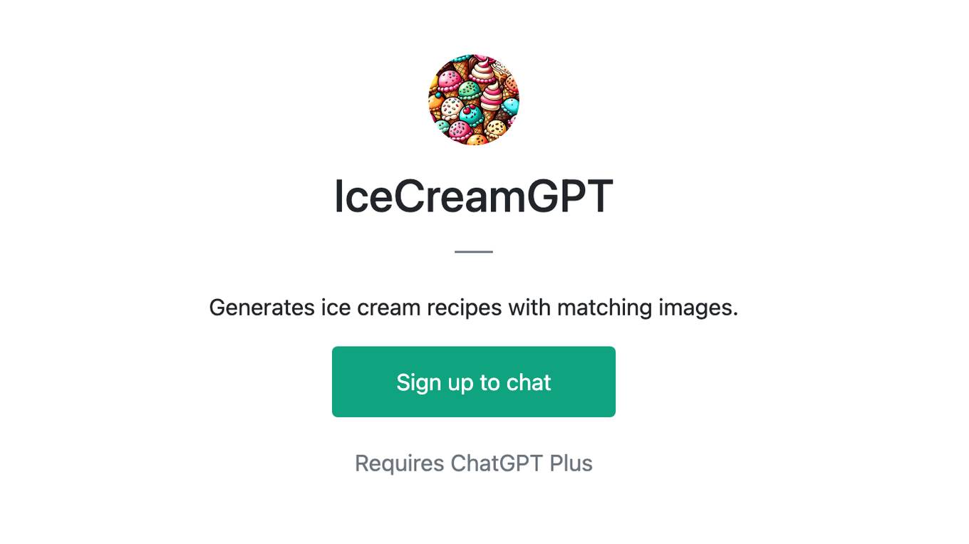 IceCreamGPT Screenshot