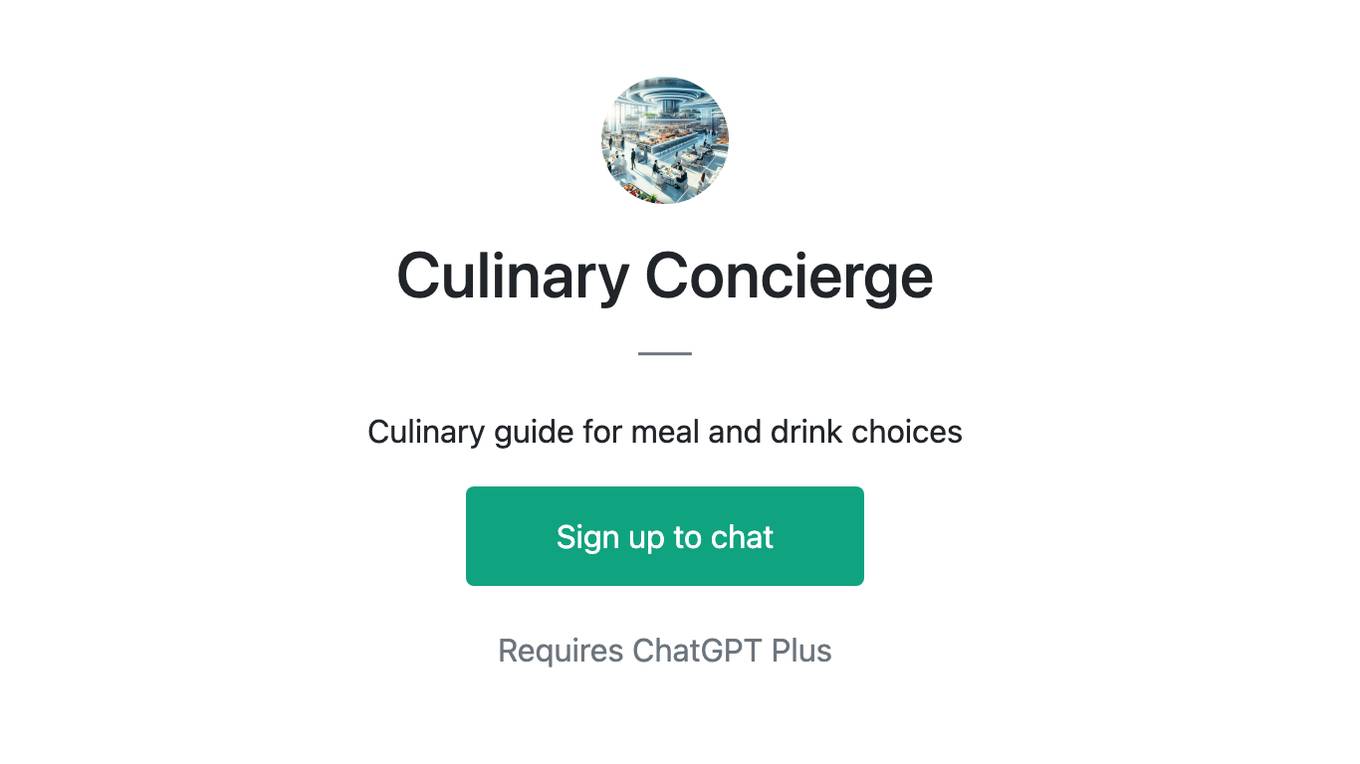 Culinary Concierge Screenshot